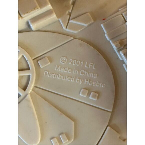 Star Wars Galactic Heroes Millennium Falcon Spaceship Hasbro 2001 (8171) READ - Picture 13 of 16